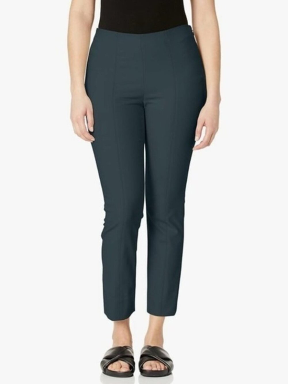 Vince Cotton-Blend Stitch-Front Seam Legging Size Small